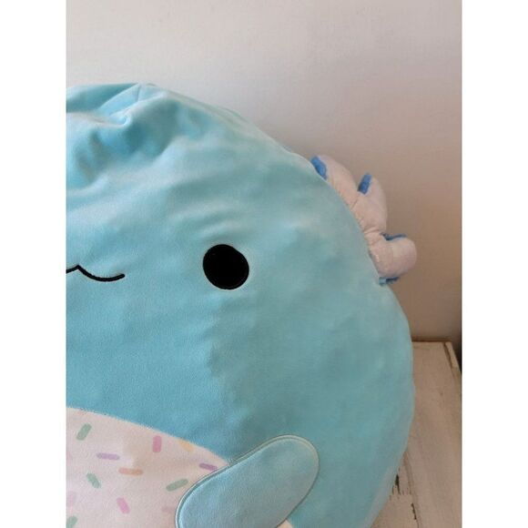 Squishmallow Axolotl red balloon jumbo RARE plush animal blue - Picture 4 of 16